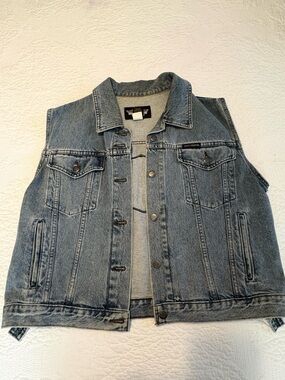 Harley-Davidson Light Blue Denim Vest